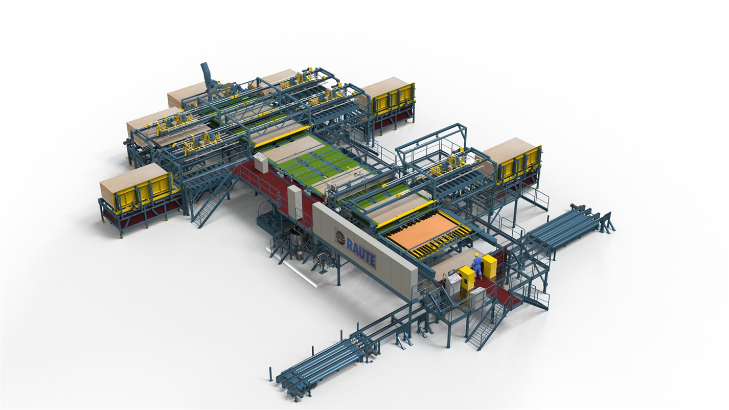 Линия наборки пакетов Raute